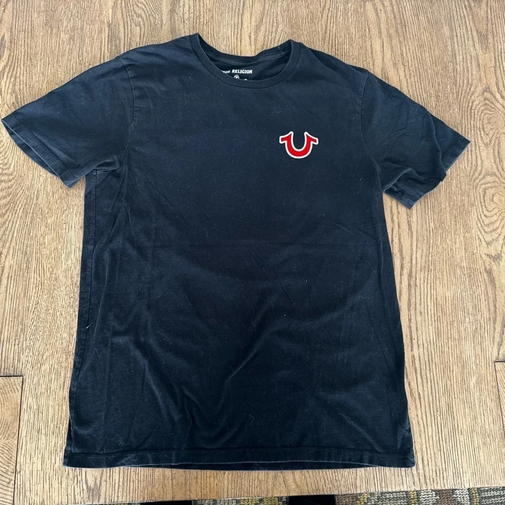 True Religion World Tour Buddha Graphic Tee Streetwear Graphic Retro Grunge - M